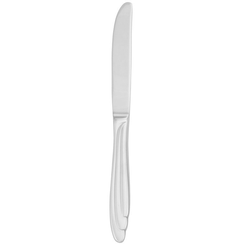 Walco 1945 Continuo 8 13/16″ 18/10 Stainless Steel Extra Heavy Weight Dinner Knife – 12/Pack