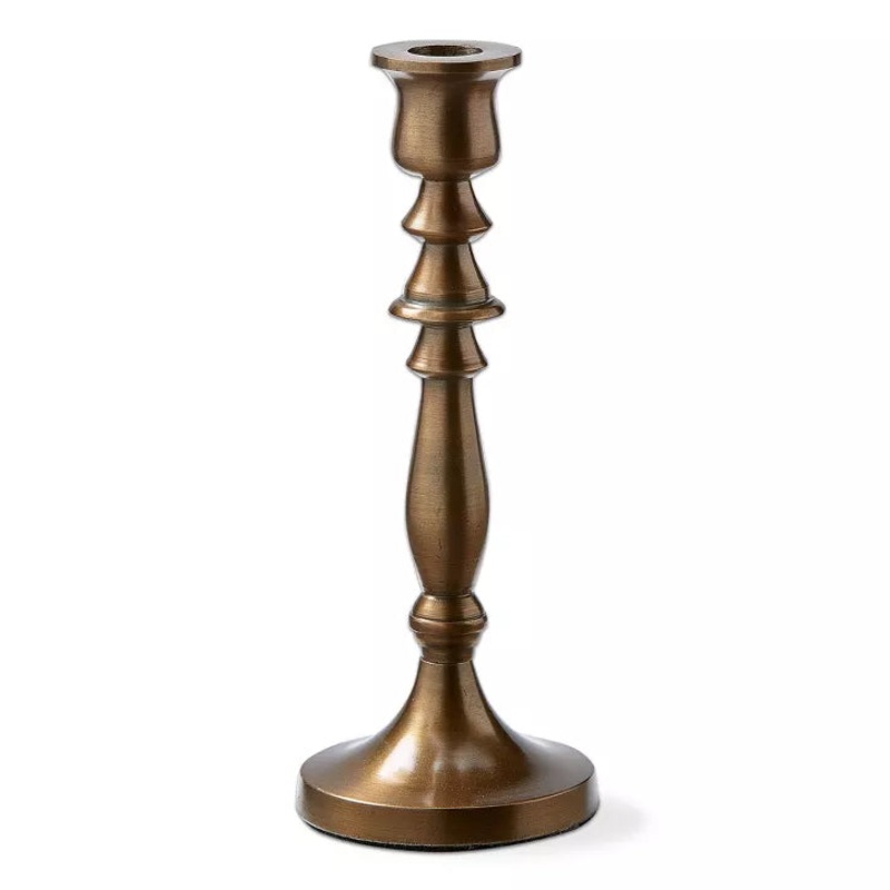 Francesca Brass Taper Holder Large