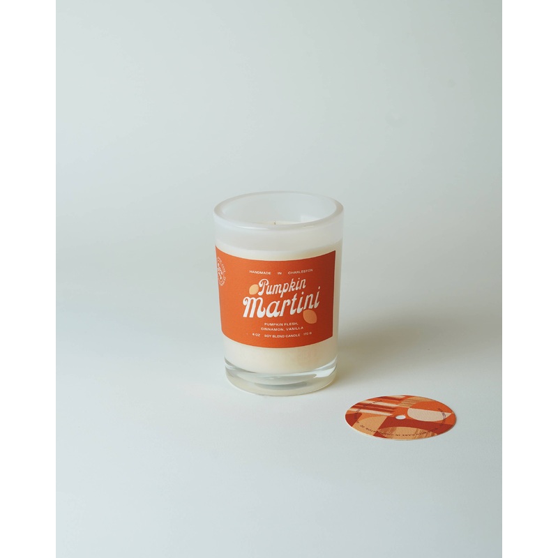Rewined Pumpkin Martini Candle 6 oz