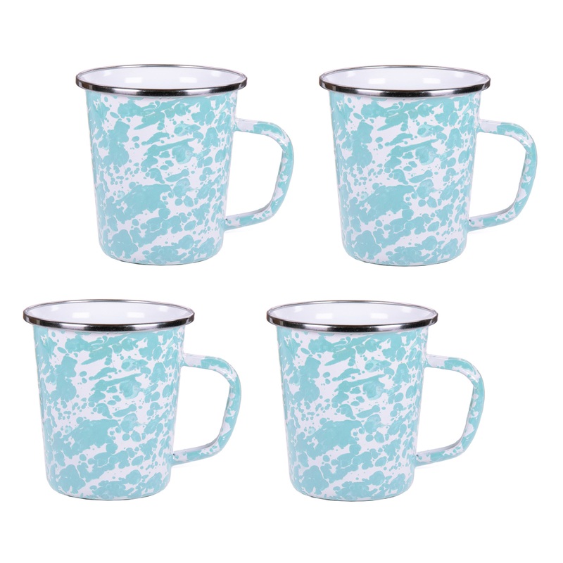 Sea Glass 16 oz Latte Mugs – Set of 4