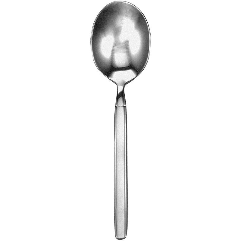 Walco 2512FS Vogue 6″ 18/10 Fieldstone Finish Stainless Steel Extra Heavy Weight Bouillon Spoon – 12/Pack