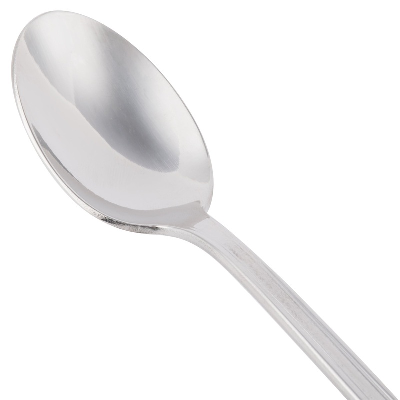 World Tableware 578 021 Fairfield 7 1/2″ 18/0 Stainless Steel Heavy Weight Iced Tea Spoon – 12/Pack