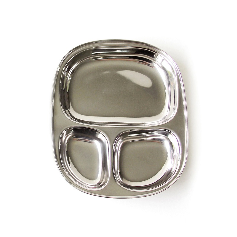 ECOlunchbox Divided Kid’s Tray, Stainless Steel