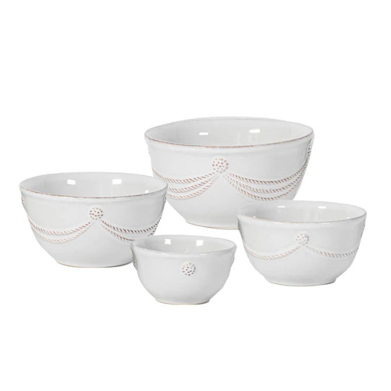 Juliska Berry & Thread Nesting Prep Bowls Set/4 – Whitewash