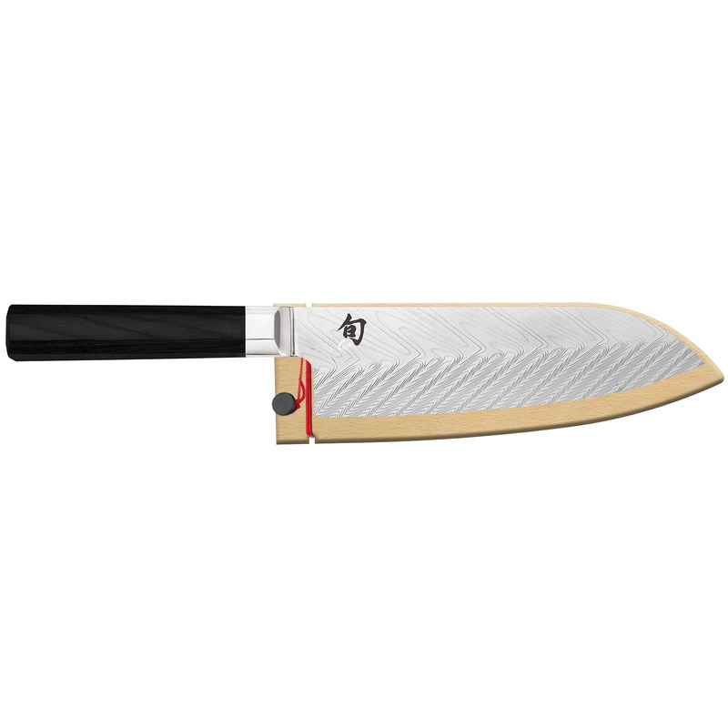 Shun Dual Core 7-Inch Santoku Knife w/Saya