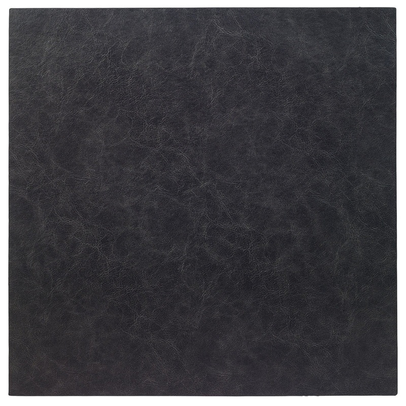 Tanner Black 15″ Square Placemats, Set/4