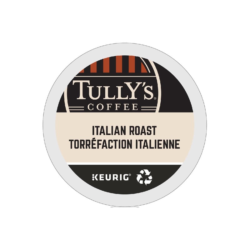 Tully’s Italian Roast K-Cup Recyclable Pods (Case of 96)