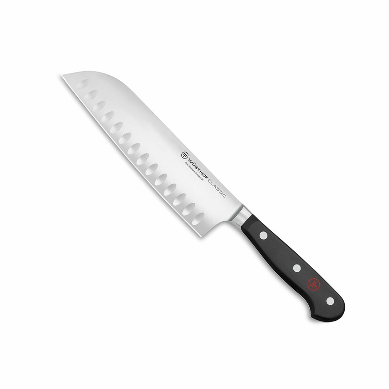 Wusthof Classic – 7″ Santoku w/Hollow Edge