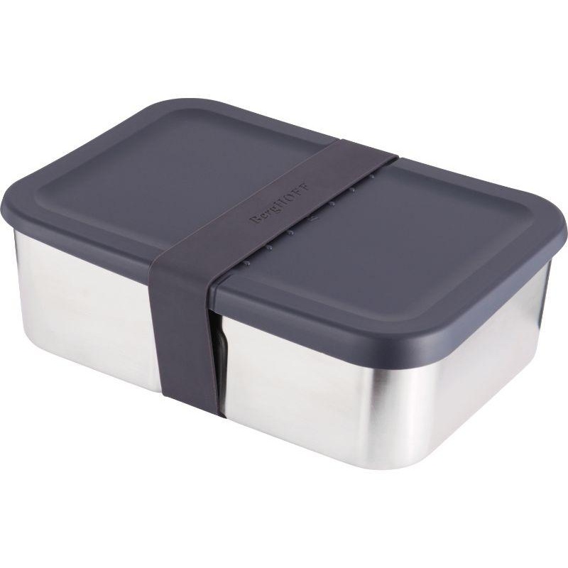 BergHOFF Essentials 3Pc 18/10 Stainless Steel Lunch Box, 8.25″