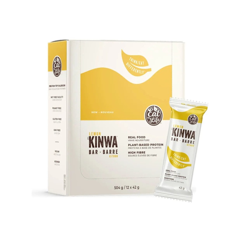 Eat to Life Lemon Kinwa Bars (Box of 12)