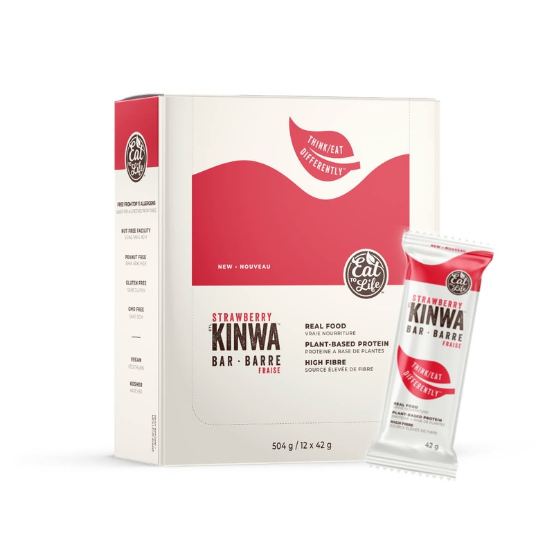Eat to Life Strawberry Kinwa Bars (Box of 12)