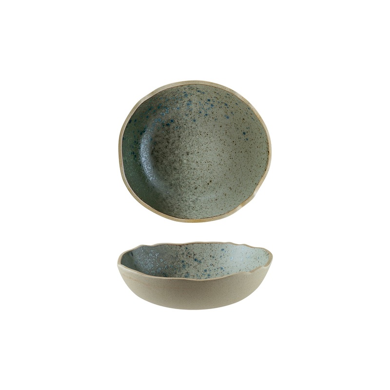 Gaia dia.8″ h:8.75″ 33 oz. Round Decorated Porcelain Bowl