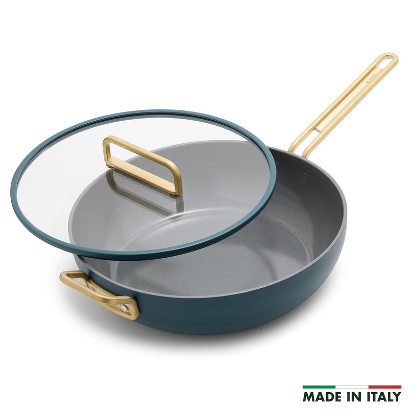 Stanley Tucci Ceramic Nonstick 6.5-Quart Essential Stanley Pan | Venetian Teal