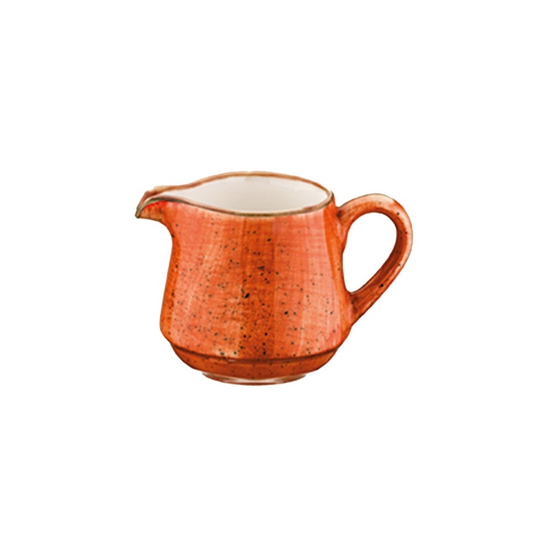 Terracota dia.2.25″ h:3″ 6 oz. Round Terracotta Porcelain Creamer