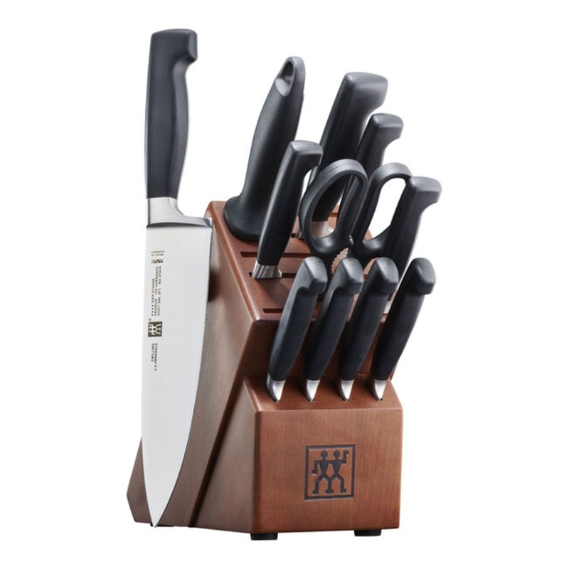 Zwilling Four Star – 12-pc, Knife block set, Walnut