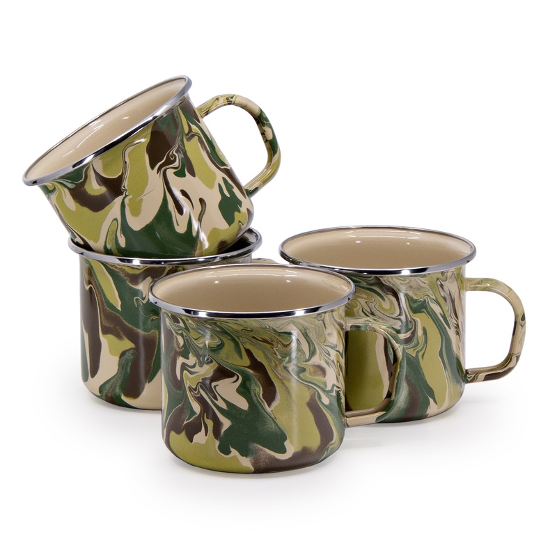 Camouflage 24 oz Grande Mugs – Set of 4