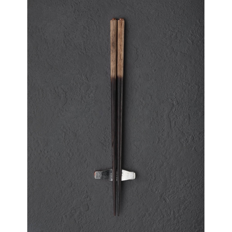 Copper Persimmon Chopsticks & Tinned Rest