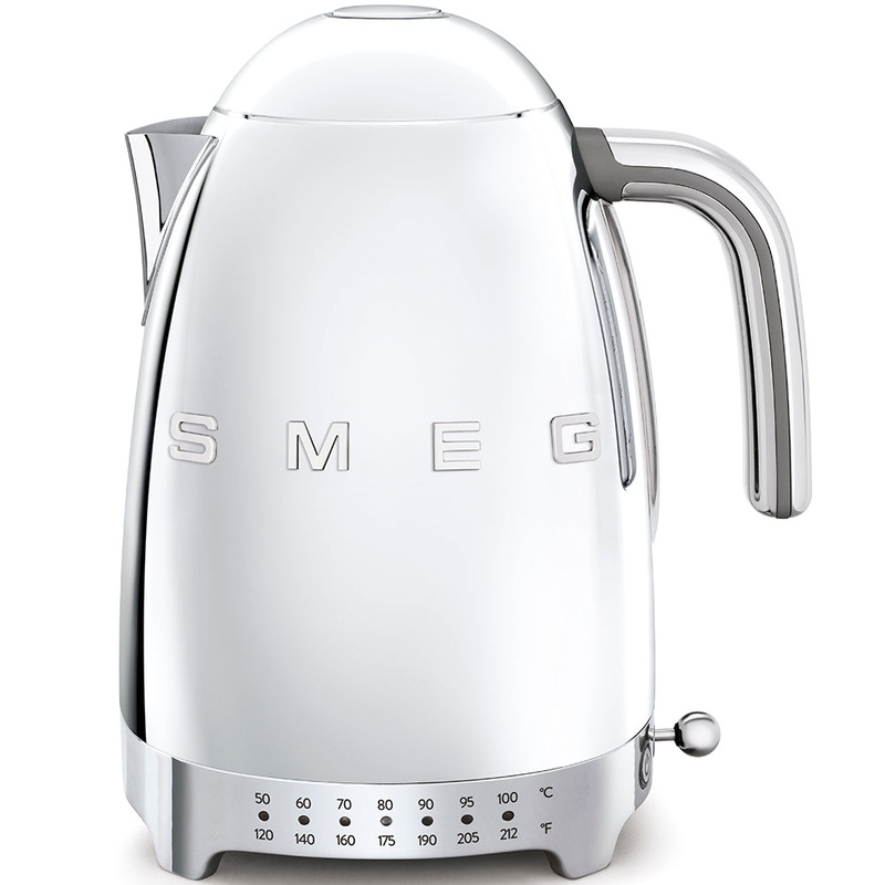 Smeg 50’s Retro Style Variable Temperature KLF04 Stainless Steel Kettle