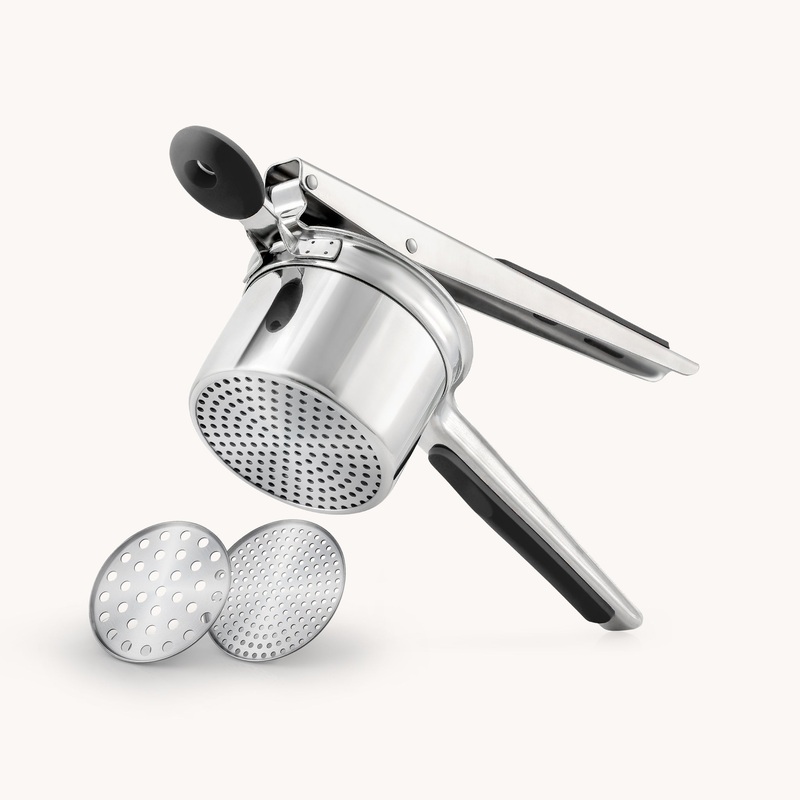 Stainless Steel Potato Ricer with 2 Discs