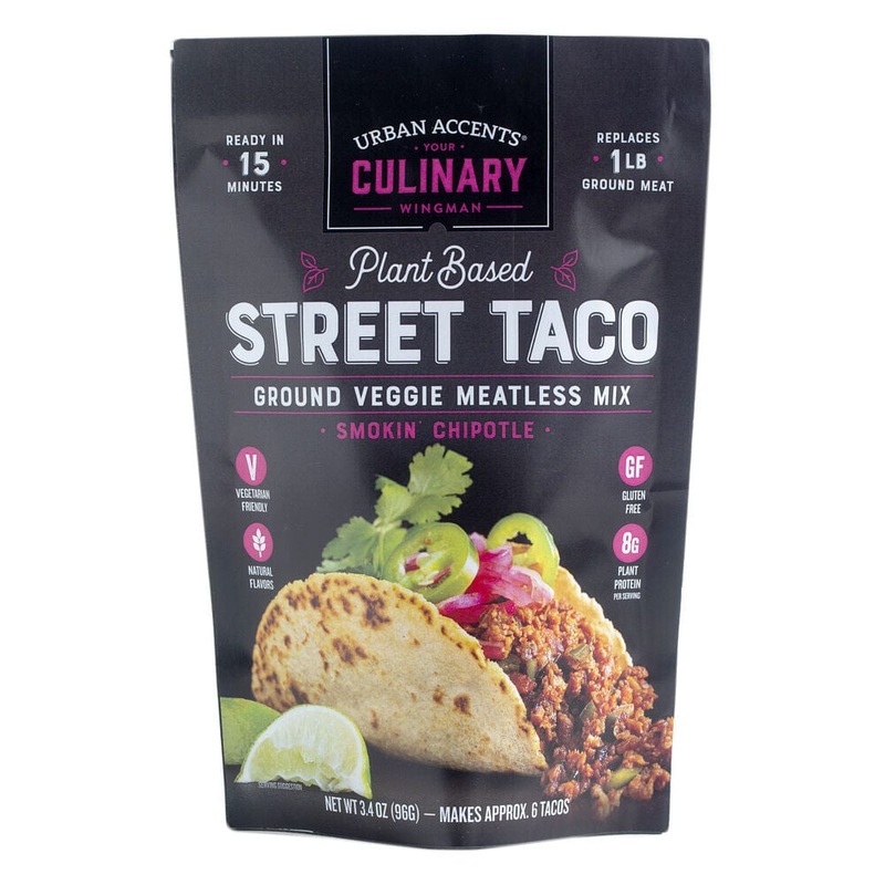 Urban Accents Plant Based Street Taco Mix – Smokin’ Chipotle 3.4 oz