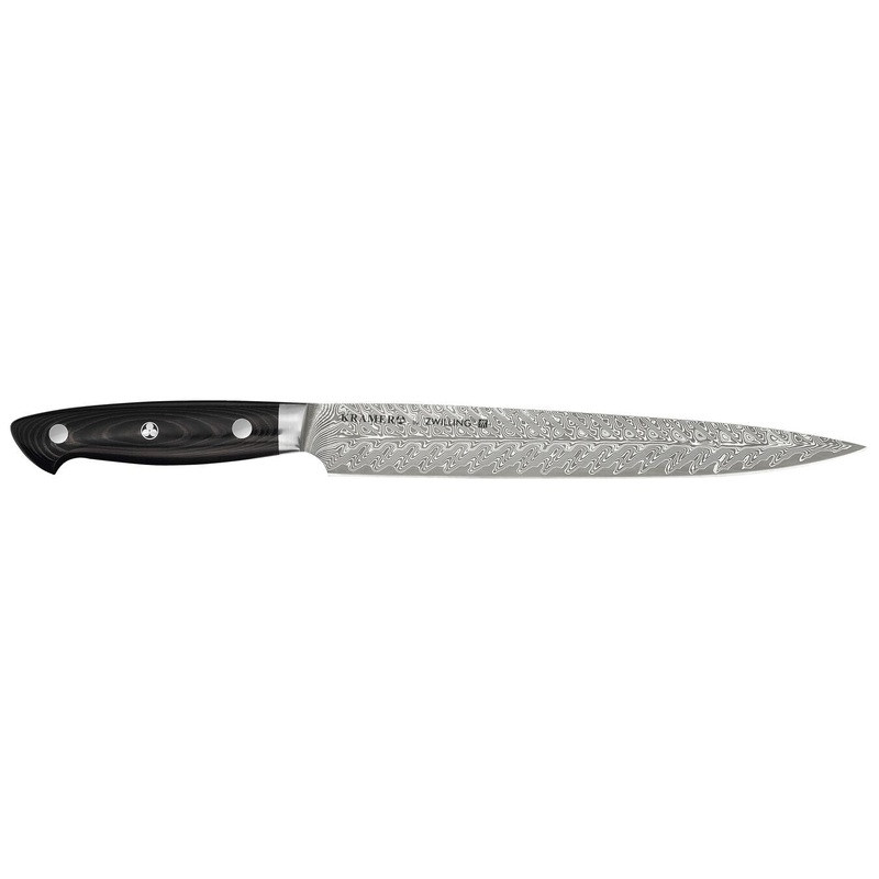 Zwilling Kramer Euroline Damascus Collection Stainless Steel Carving Knife, 9-Inches