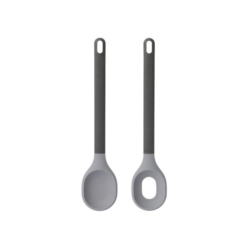 BergHOFF Leo 12″ Silicone Salad Serving Set, Gray