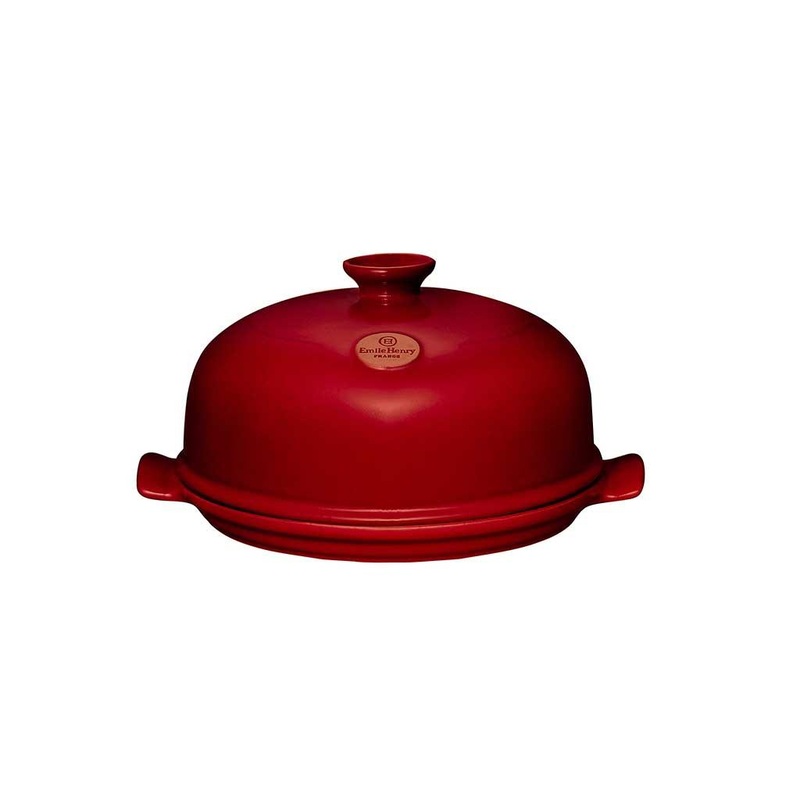 Bread Cloche Burgundy Red 13 inch