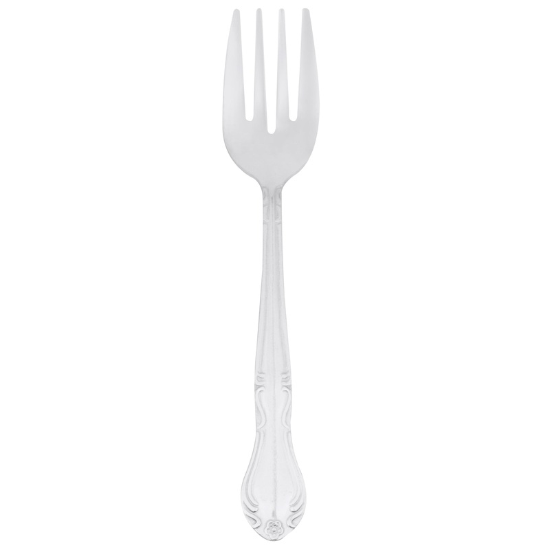 Claridge Flatware 6 1/4″ Stainless Steel Salad Fork – 12/Pack