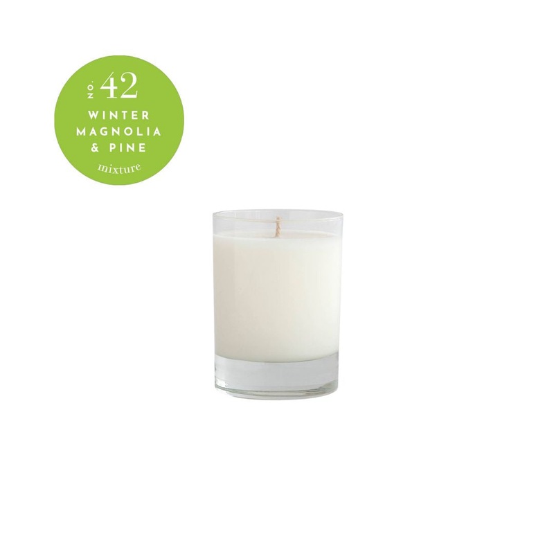 Cylinder Candle – No. 42 Winter Magnolia & Pine – 10 Oz