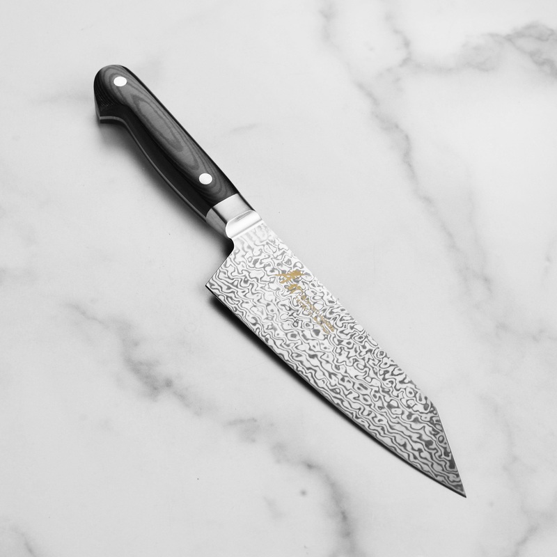 Takayuki Coreless Damascus 6.3″ Bunka