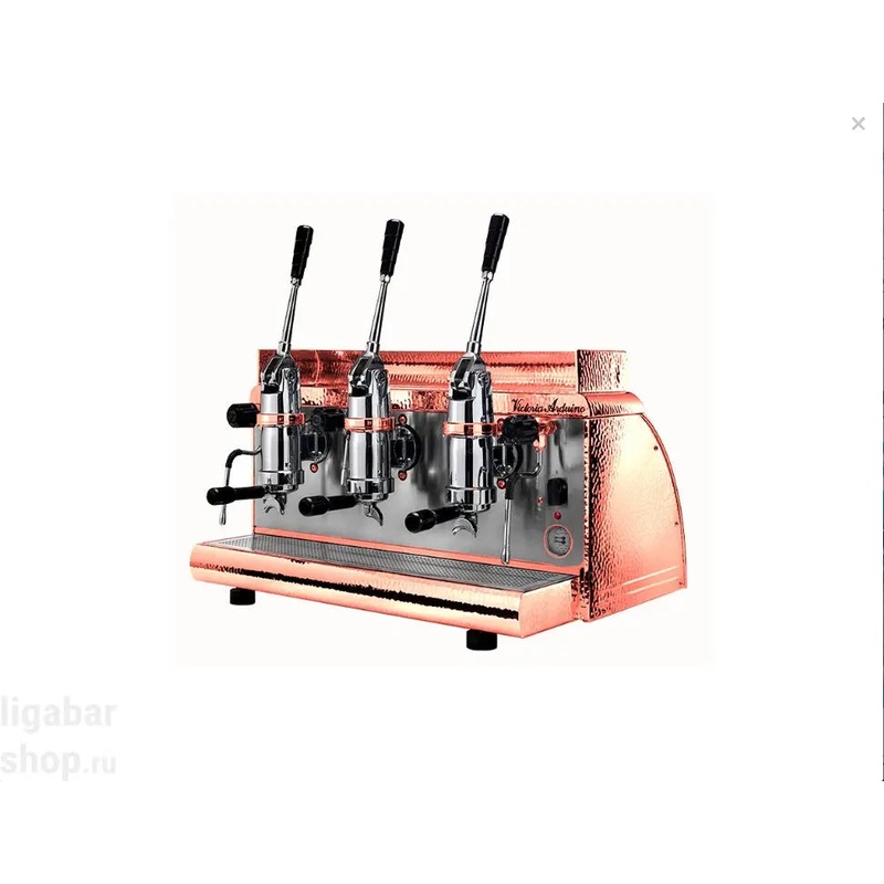Victoria Arduino Athena Classic Leva 3 Group Commercial Espresso Machine (Copper)