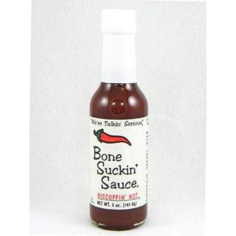 Bone Suckin’ Hiccuppin’ Hot Sauce – 5oz
