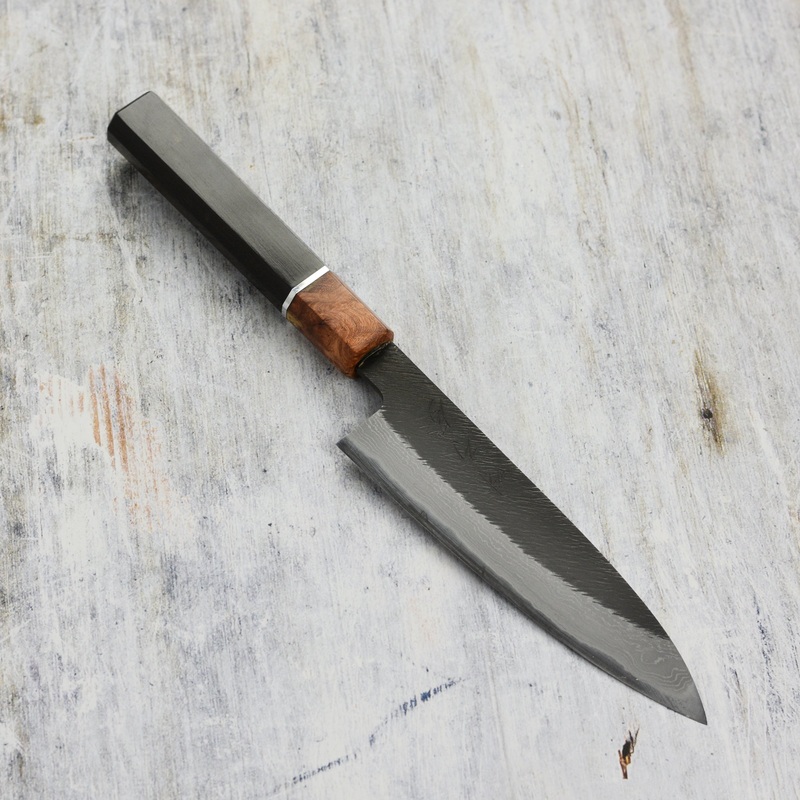 Hinoura Shirogami #2 Matsuba Damascus 5.3″ Petty