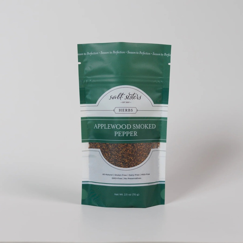 Salt Sisters Applewood Smoked Pepper 2.5 oz
