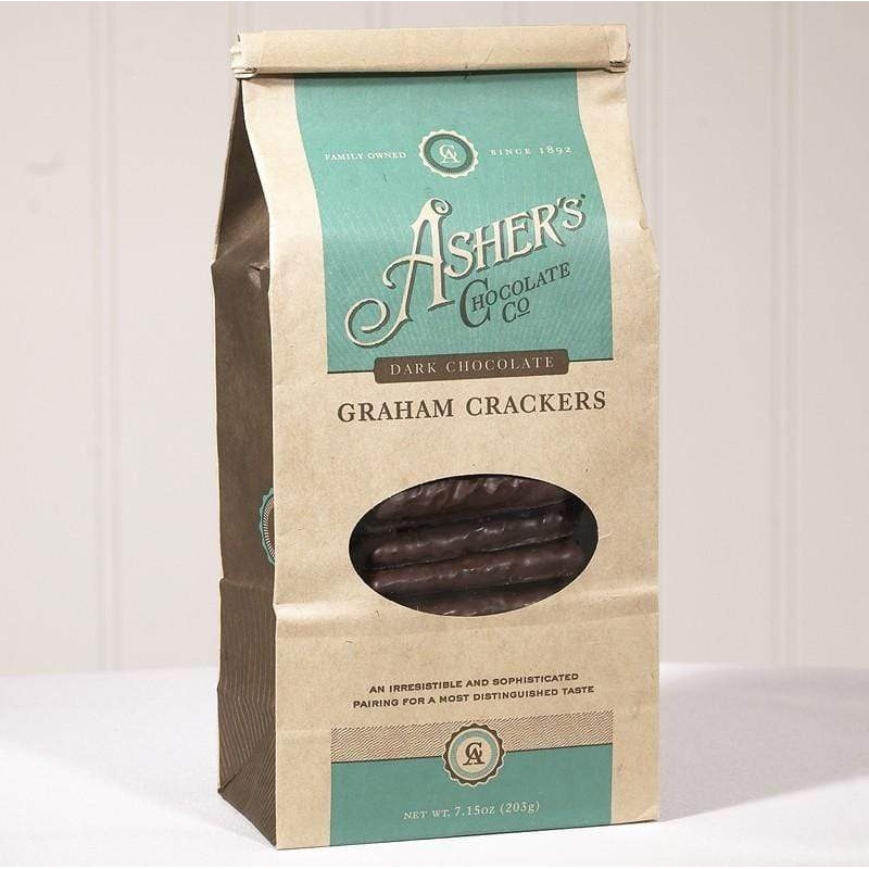 Asher’s Chocolate Dark Chocolate Covered Graham Crackers, 7.15 oz