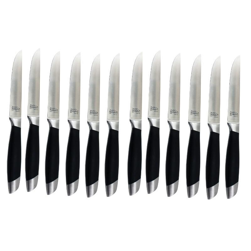 BergHOFF Essentials Geminis 12Pc Stainless Steel Steak Knife Set, 4.75″