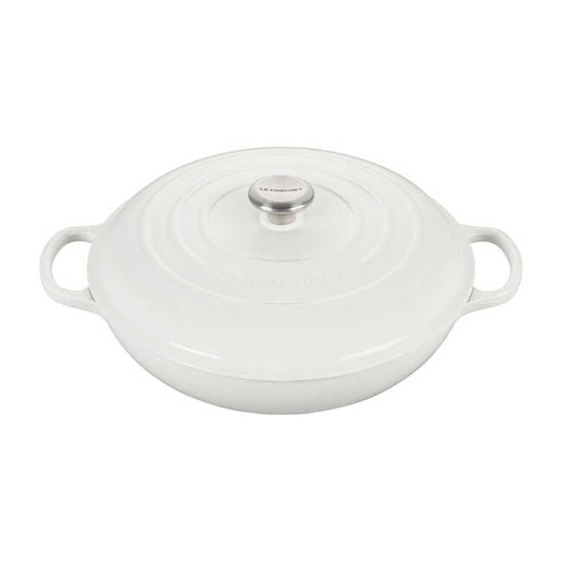 Le Creuset Signature Braiser White 5 qt