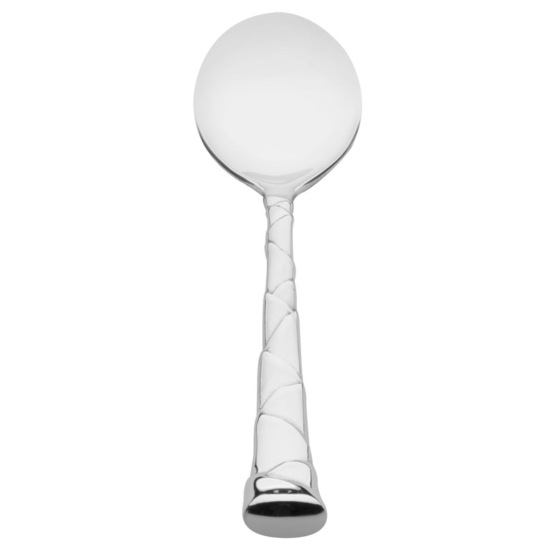 Reed & Barton RB111-016 Captiva 6 1/8″ 18/10 Stainless Steel Extra Heavy Weight Bouillon Spoon – 12/Pack