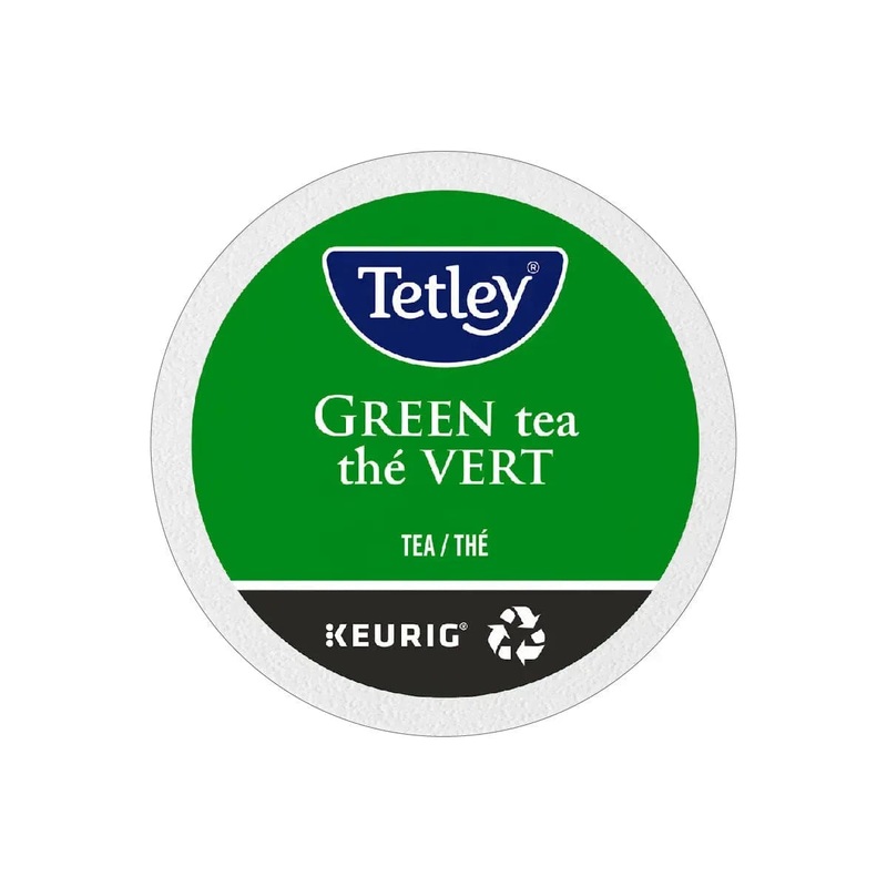 Tetley Pure Green Tea K-Cup Recyclable Pods (Case of 96) | Best Before Nov 28, 2024