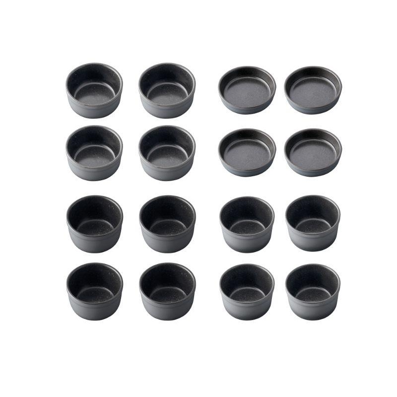 BergHOFF GEM Stoneware 16Pc Ramekin Set, 4 sizes