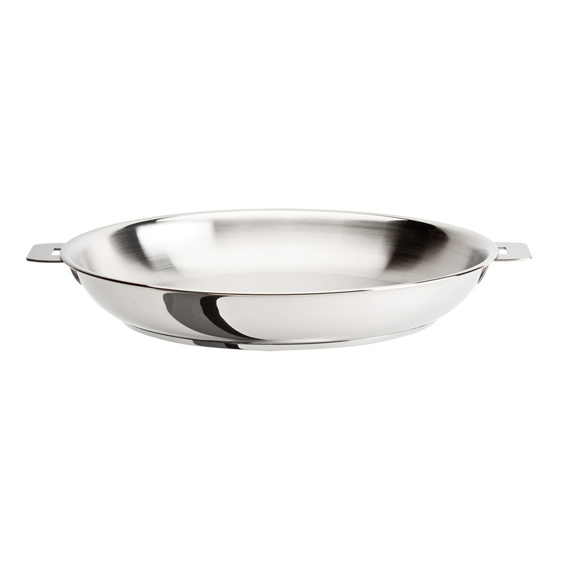 Cristel Casteline Removable Handle – 12″ Stainless Steel Frying Pan
