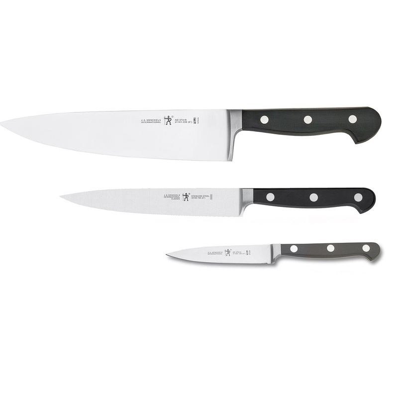 J.A. Henckels International Classic Forged 3 Piece Starter Set